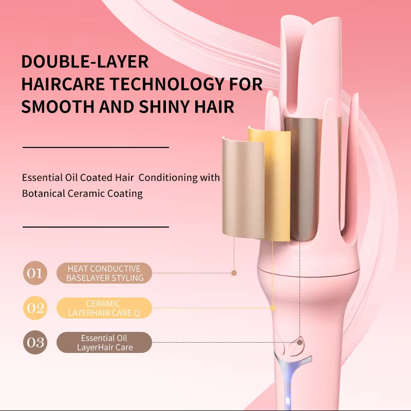 Automatic Curling Iron 32 Mm Big Roll Anion Ceramic Hair Curler 4-Speed Adjustable Fast Heating Fashion Styling Tools